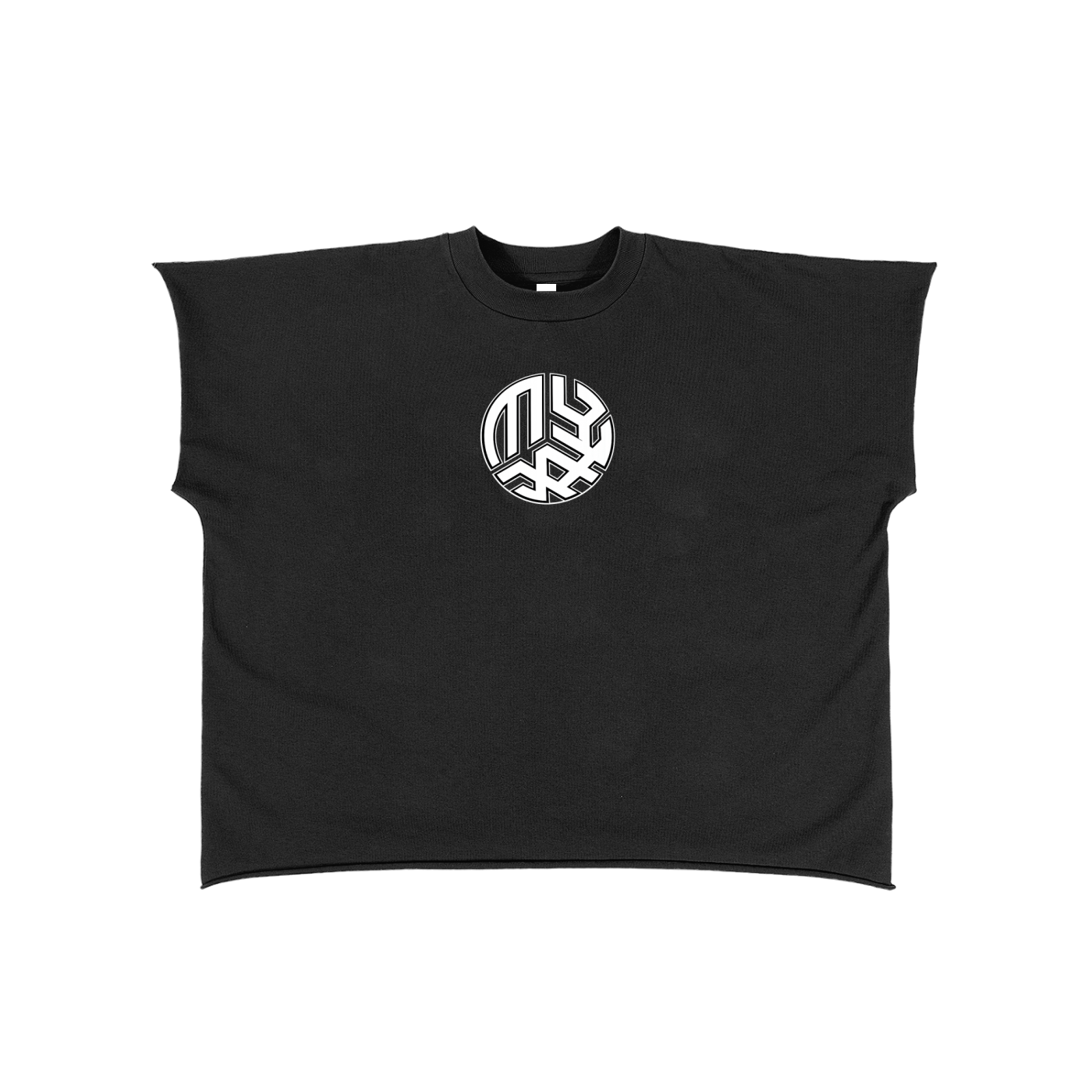 Raw Edge Boxy Non-Shrink T-Shirt