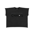 Raw Edge Boxy Non-Shrink T-Shirt