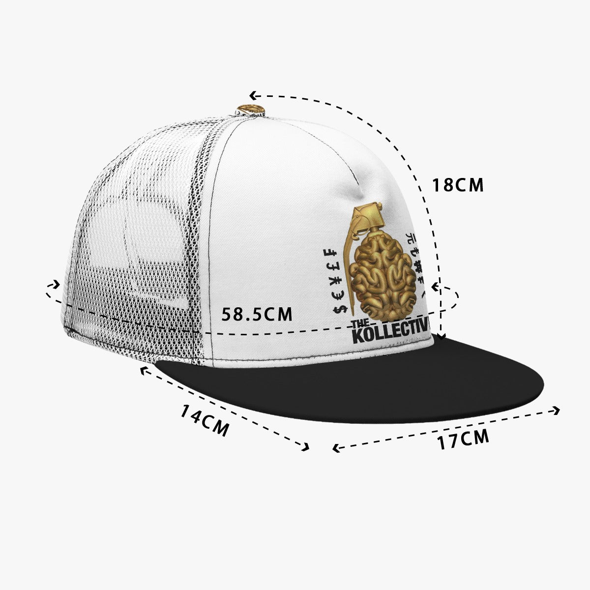 Skyline Snapback — Phoenix Fire White