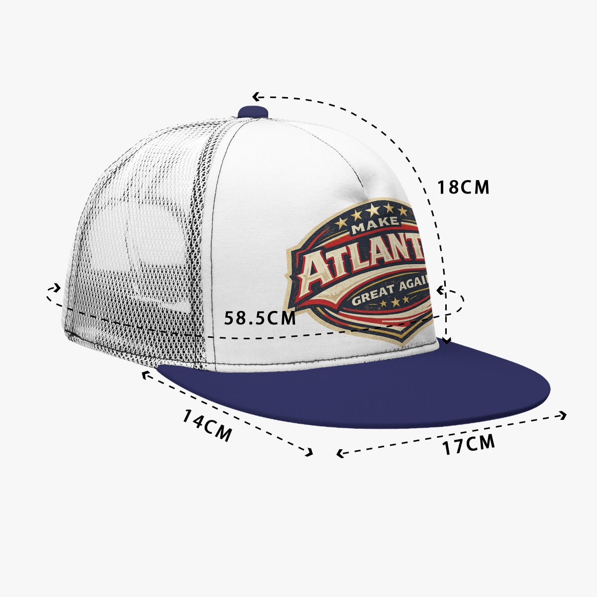 Skyline Snapback — ATL Flag Stars & Stripes
