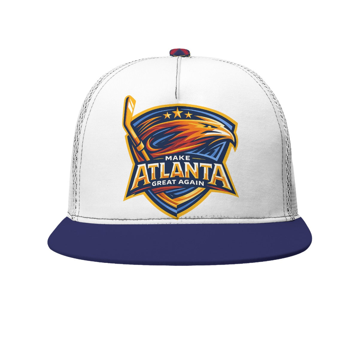 Skyline Snapback — Mascot Seal Red Bill