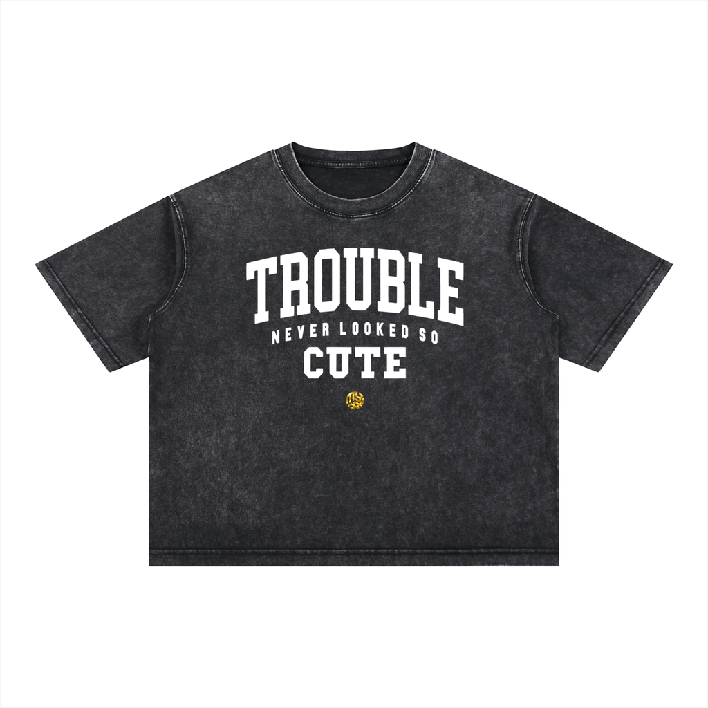 Mineral Wash Boxy Cotton T-Shirt