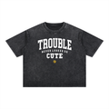 Mineral Wash Boxy Cotton T-Shirt