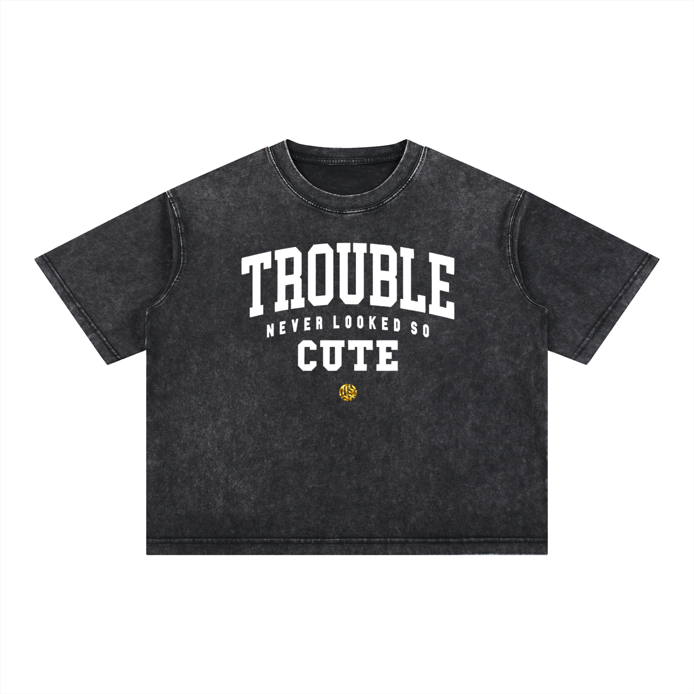 Mineral Wash Boxy Cotton T-Shirt